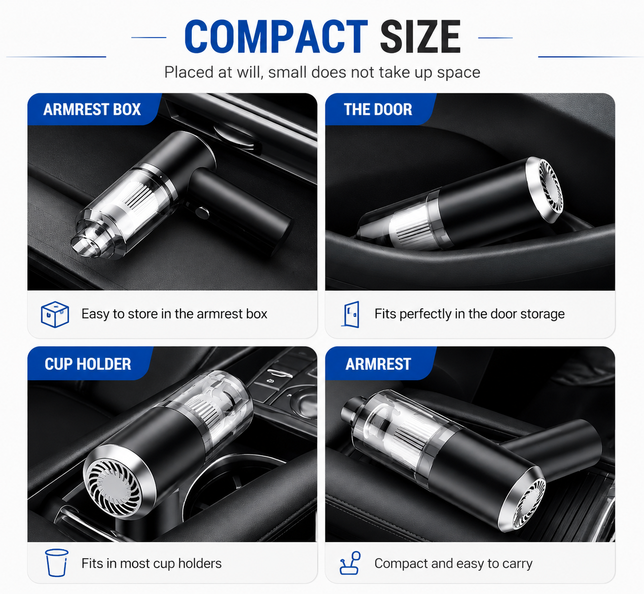 CleanCruze™ AirJet Mini Vacuum